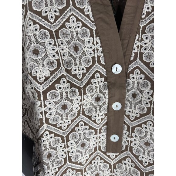 NWT Tuckernuck Mocha Mousse Lace Collier Dress Size XS - Picture 6 of 7